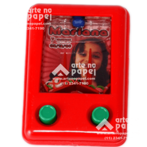 aquaplay vermelho arte no papel lembrancinhas personalizadas com foto