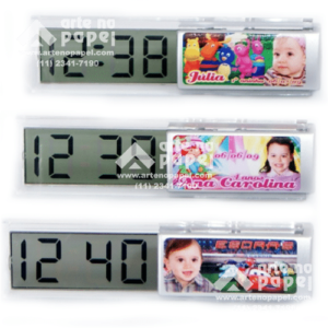 relógio digitalsave the date arte no papel lembrancinhas personalizadas com foto