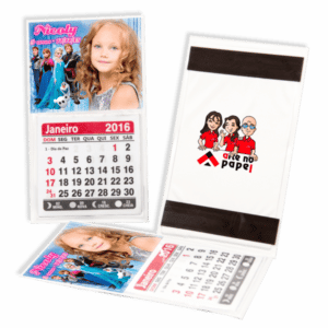 calendário com imã arte no papel lembrancinhas personalizadas com foto